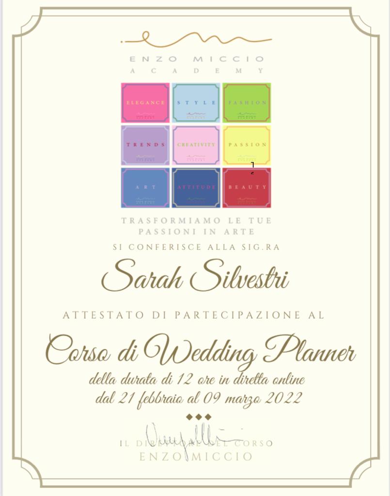 Corso Wedding Planner con Enzo Miccio
